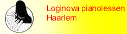 banner, loginova pianolessen